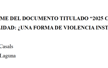 RESPUESTA AL INFORME DE THEMIS «ESTUDIO LA COORDINACIÓN DE PARENTALIDAD COMO UNA NUEVA FORMA DE VIOLENCIA INSTITUCIONAL»
